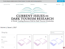 Tablet Screenshot of dark-tourism.org.uk