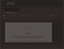 Tablet Screenshot of dark-tourism.com